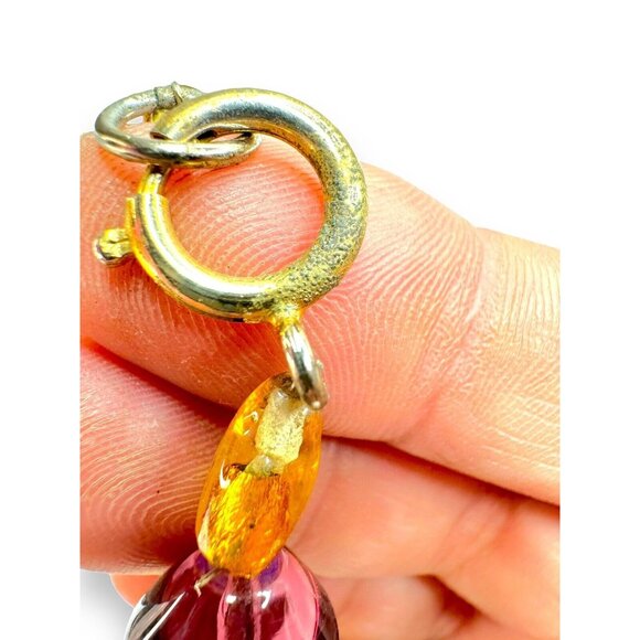 Vintage Wendy Gell Crystal Encrusted 1982 Signed Necklace 22" One of One - Picture 8 of 14